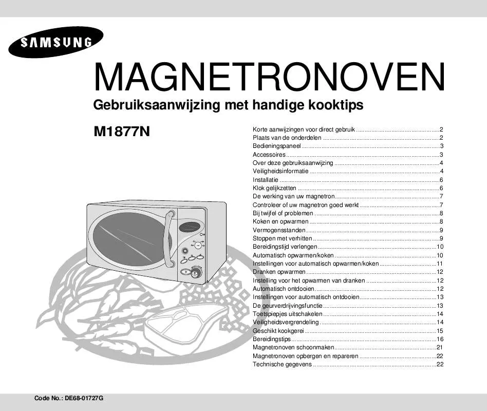 Mode d'emploi SAMSUNG M1877N