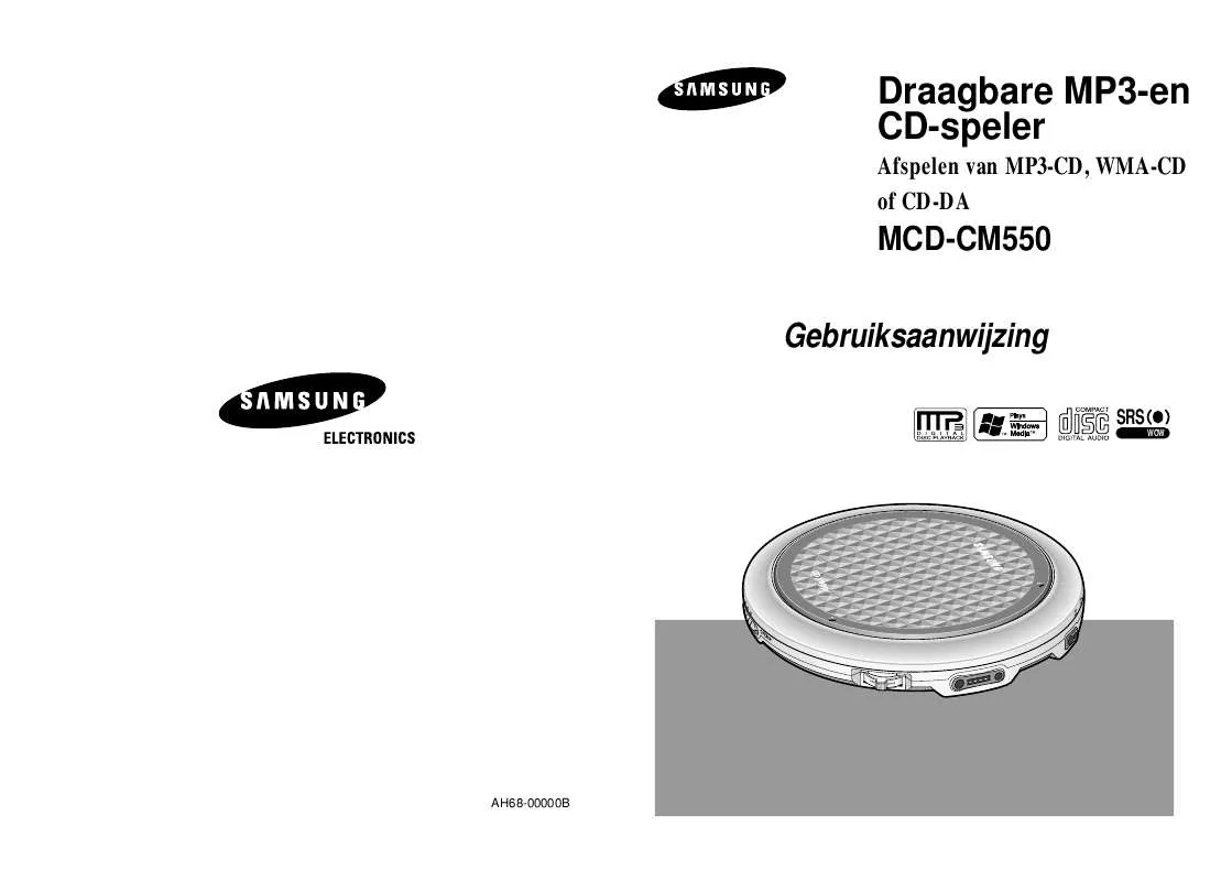 Mode d'emploi SAMSUNG MCD-CM550