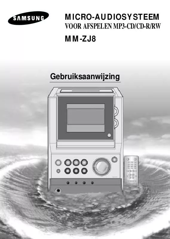 Mode d'emploi SAMSUNG MM-ZJ8