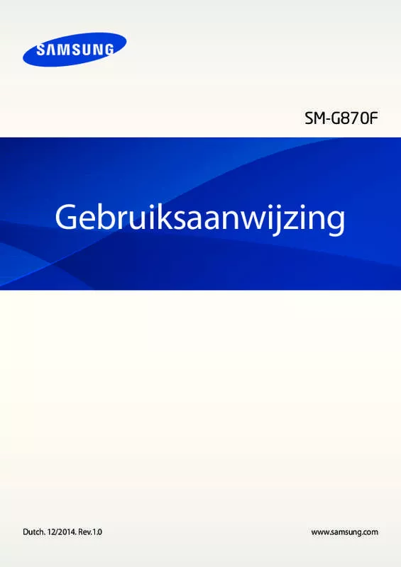Mode d'emploi SAMSUNG SM-G870F