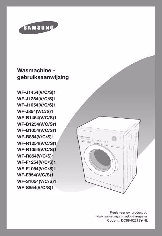 Mode d'emploi SAMSUNG WF-J1254V