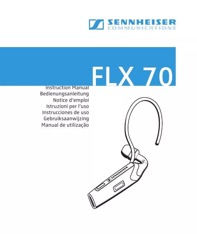 Mode d'emploi SENNHEISER FLX 70