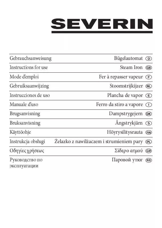 Mode d'emploi SEVERIN BA 3252