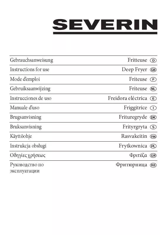 Mode d'emploi SEVERIN FR 2404