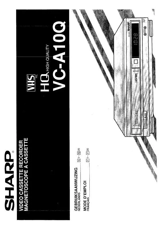 Mode d'emploi SHARP VC-A10Q