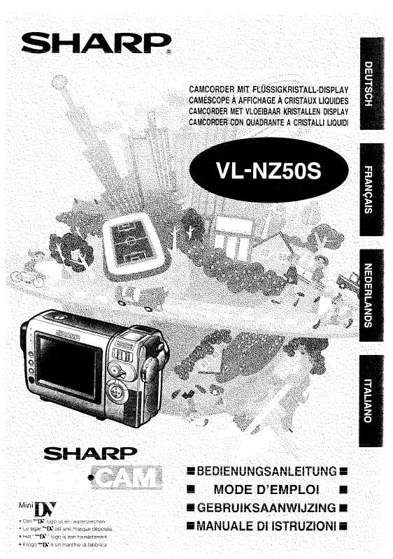 Mode d'emploi SHARP VL-NZ50S