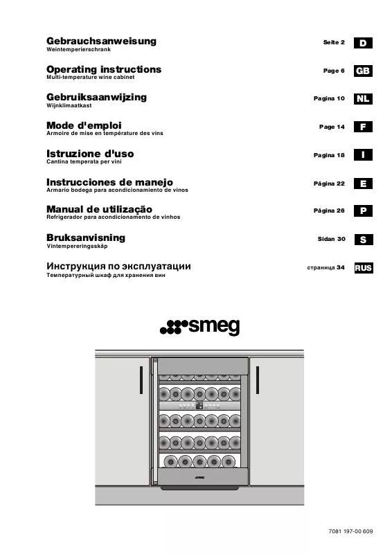 Mode d'emploi SMEG CVI38X