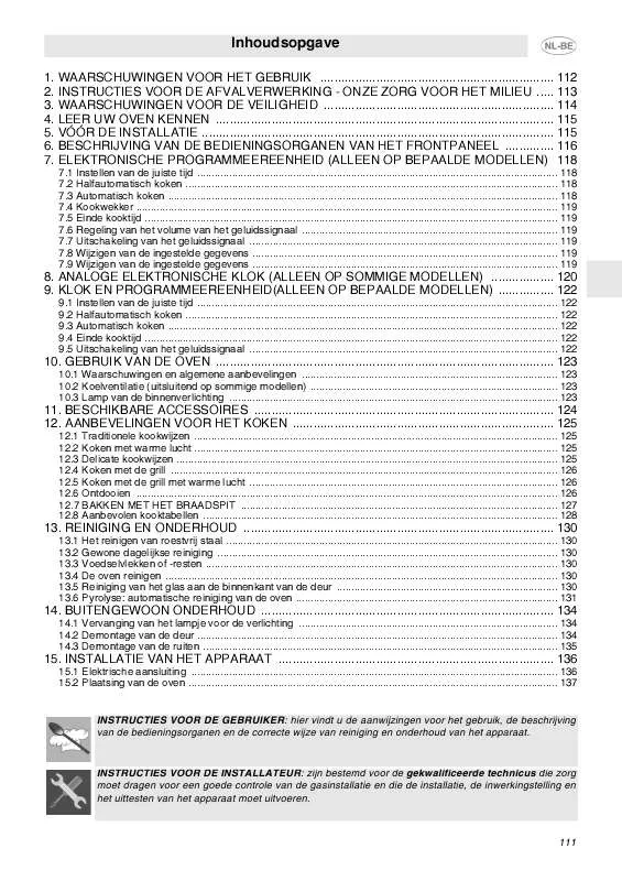 Mode d'emploi SMEG FP150B