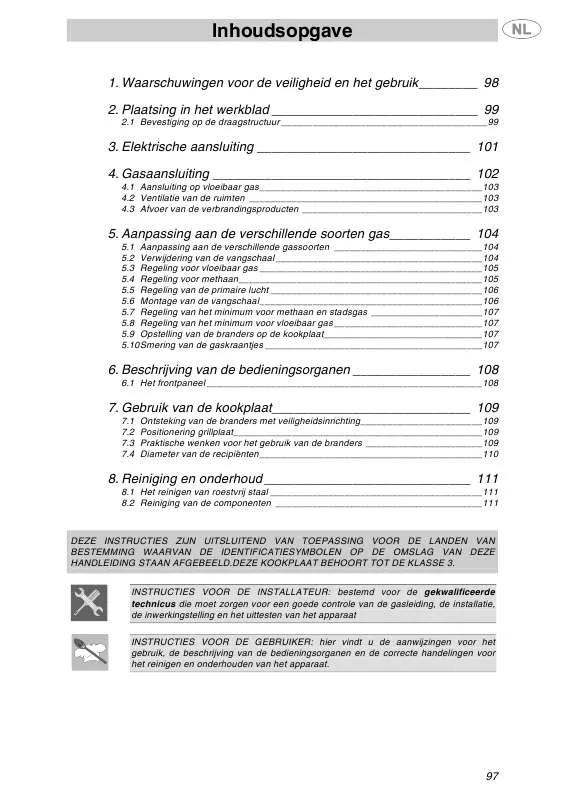 Mode d'emploi SMEG GKL755