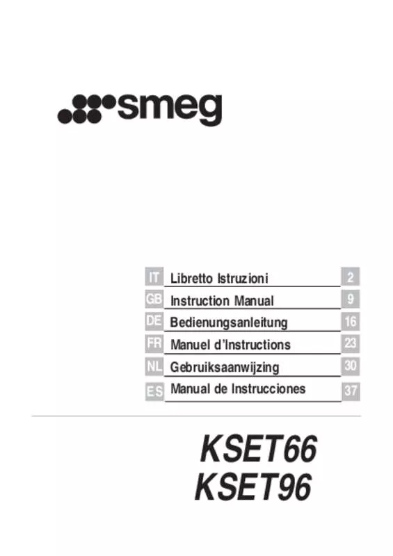 Mode d'emploi SMEG KSET96