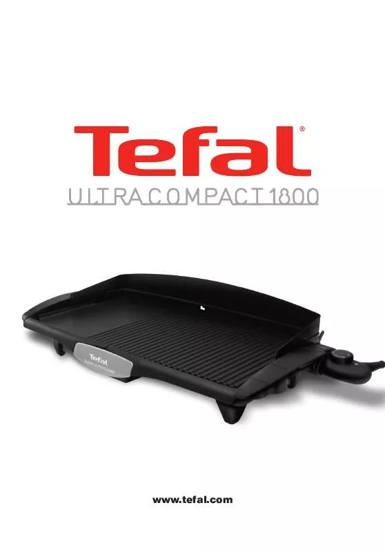 Mode d'emploi TEFAL GRILL ULTRACOMPACT 1800