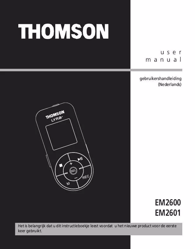 Mode d'emploi THOMSON EM2600_26001