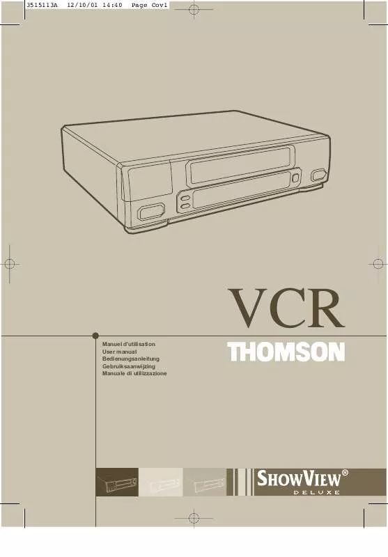 Mode d'emploi THOMSON VTH6250
