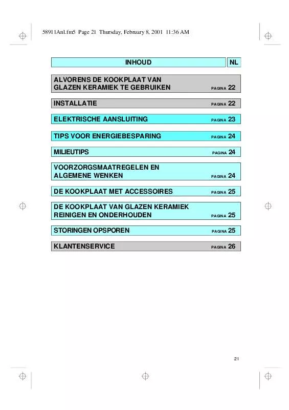 Mode d'emploi WHIRLPOOL 000 162 23