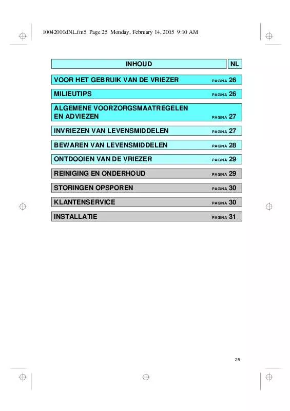 Mode d'emploi WHIRLPOOL 2265