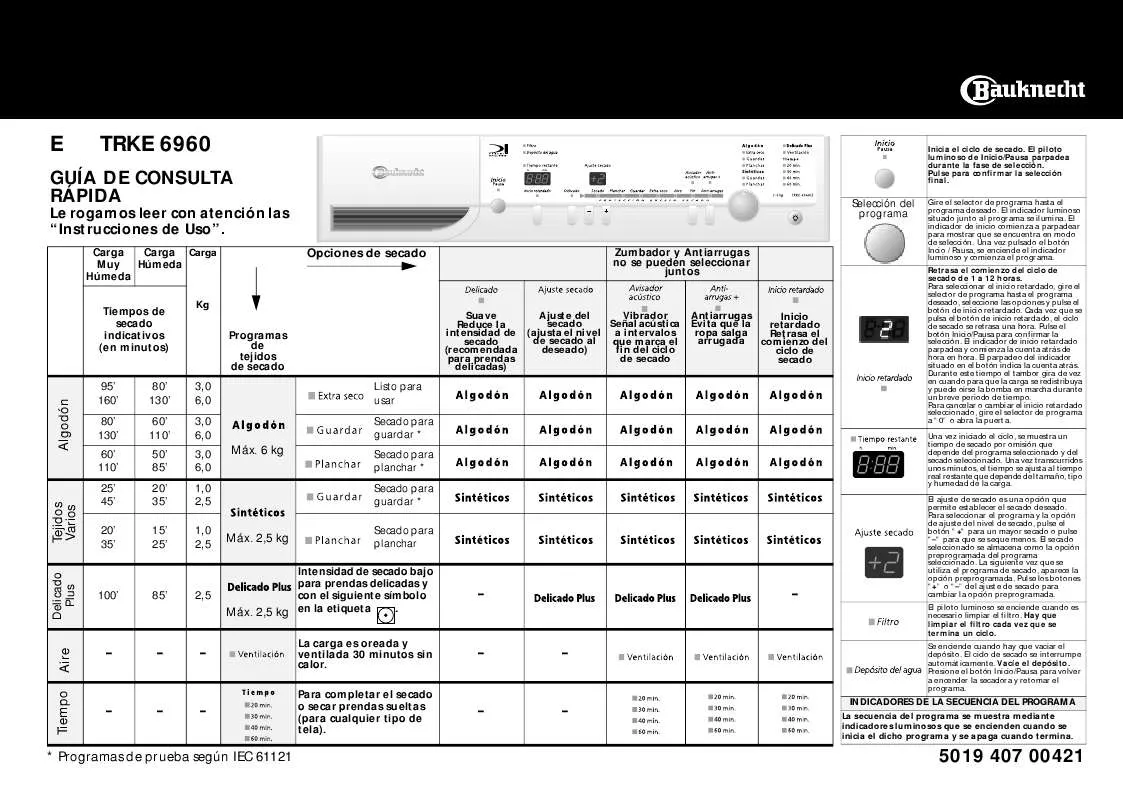 Mode d'emploi WHIRLPOOL 701 506 04