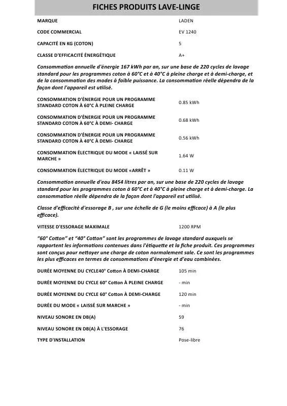 Mode d'emploi WHIRLPOOL 946 092 83