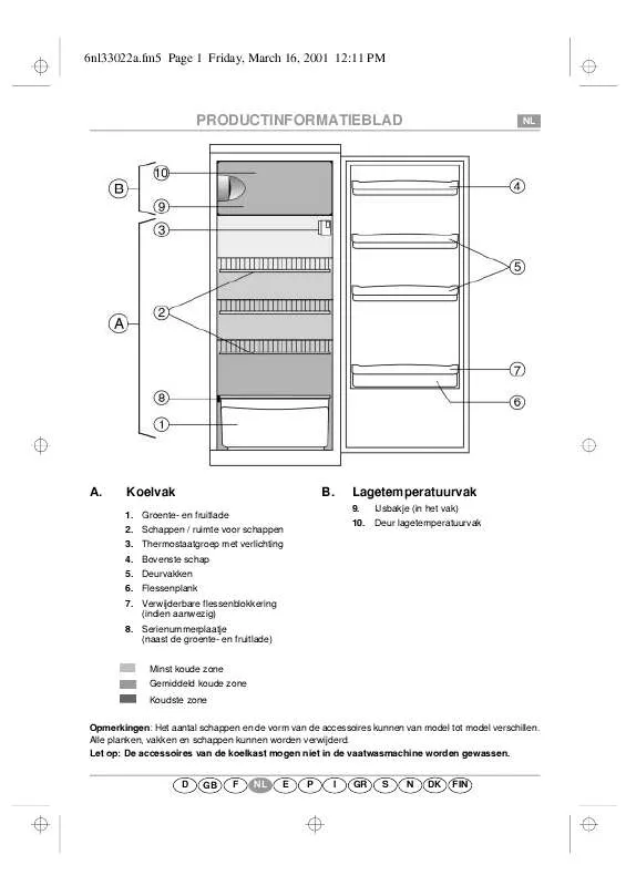 Mode d'emploi WHIRLPOOL A 215R/M