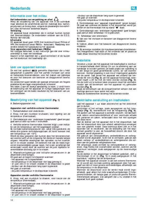 Mode d'emploi WHIRLPOOL AF 130/1