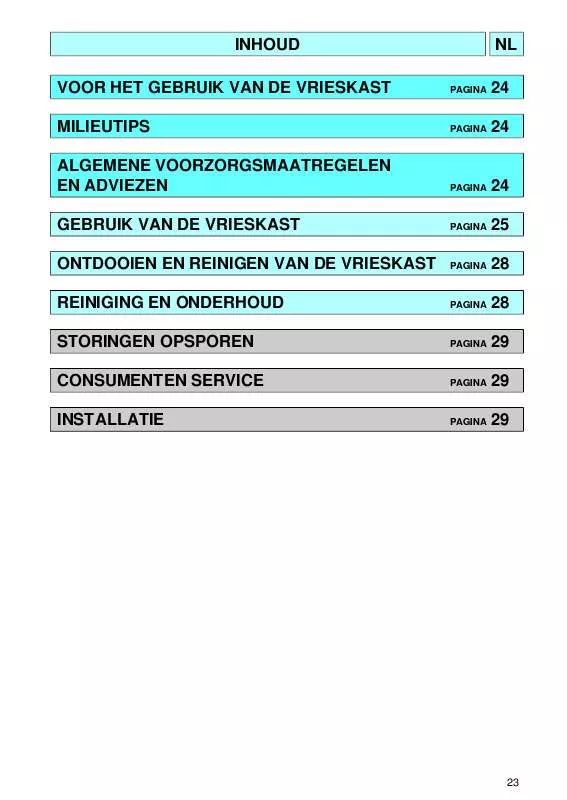 Mode d'emploi WHIRLPOOL AFB 425/G