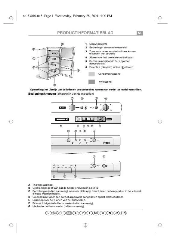 Mode d'emploi WHIRLPOOL AFB 431/H