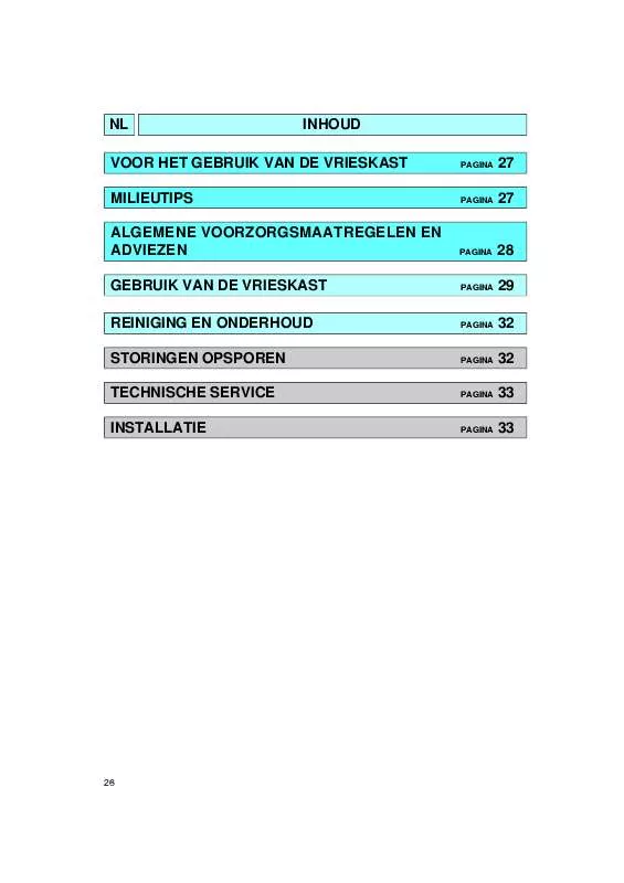 Mode d'emploi WHIRLPOOL AFG 3680