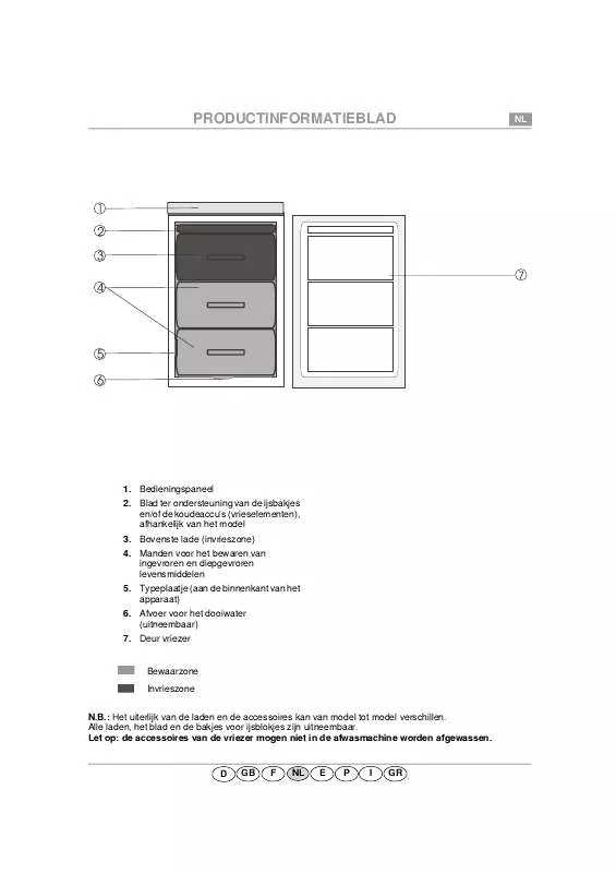 Mode d'emploi WHIRLPOOL AFG 4600