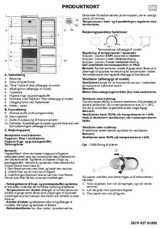 Mode d'emploi WHIRLPOOL AFG 7031