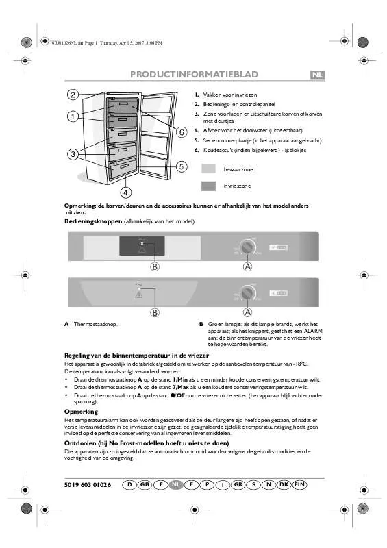 Mode d'emploi WHIRLPOOL AFG 823 NF UP FR