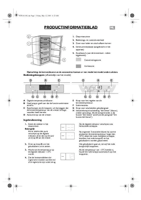 Mode d'emploi WHIRLPOOL AFG 8254 NF