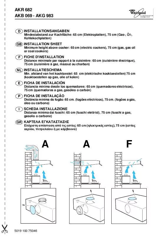 Mode d'emploi WHIRLPOOL AKG 983 WH