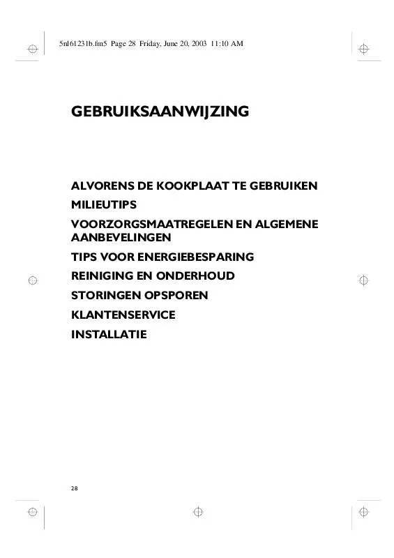 Mode d'emploi WHIRLPOOL AKL 701/WH