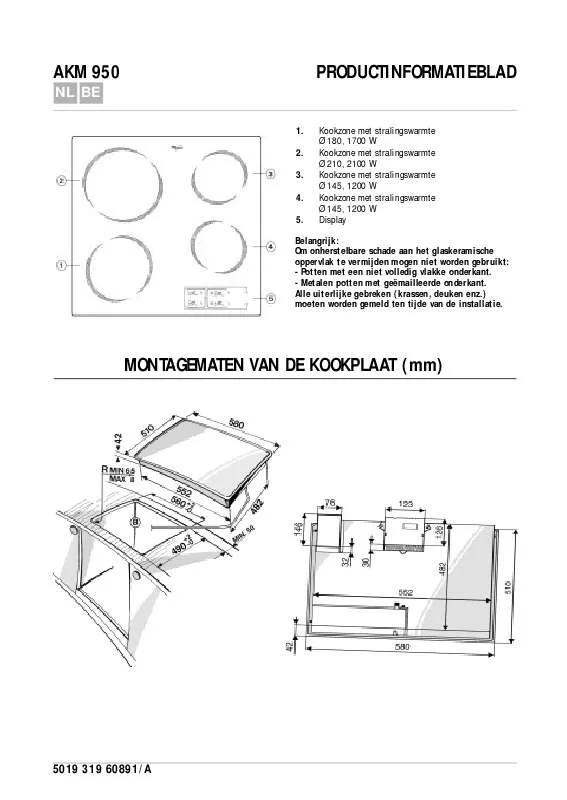 Mode d'emploi WHIRLPOOL AKM 950/AL