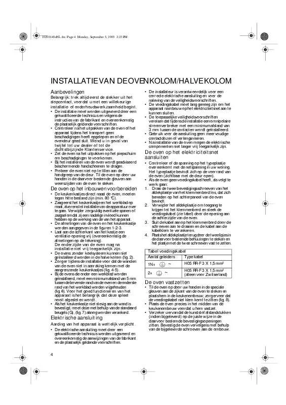 Mode d'emploi WHIRLPOOL AKP 153/IX