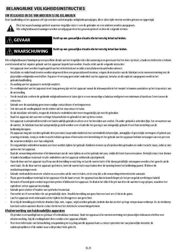 Mode d'emploi WHIRLPOOL AKP 316/IX