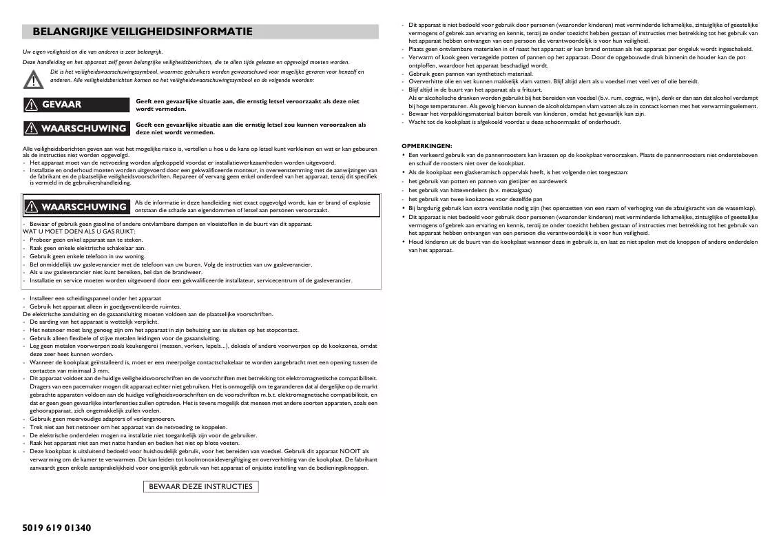 Mode d'emploi WHIRLPOOL AKT 477/IX