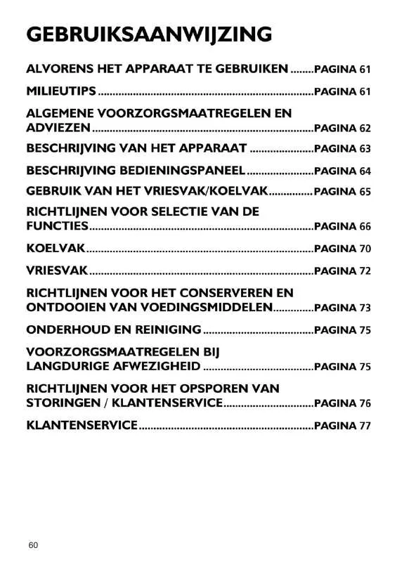 Mode d'emploi WHIRLPOOL ARC 4198 AL