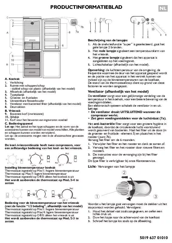 Mode d'emploi WHIRLPOOL ARC 5564