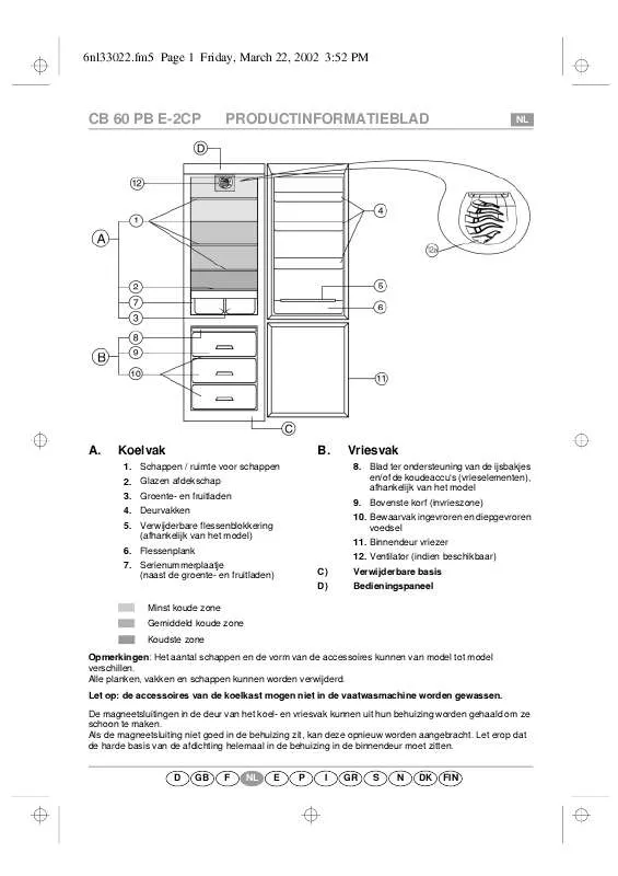 Mode d'emploi WHIRLPOOL ARC 7120/DF