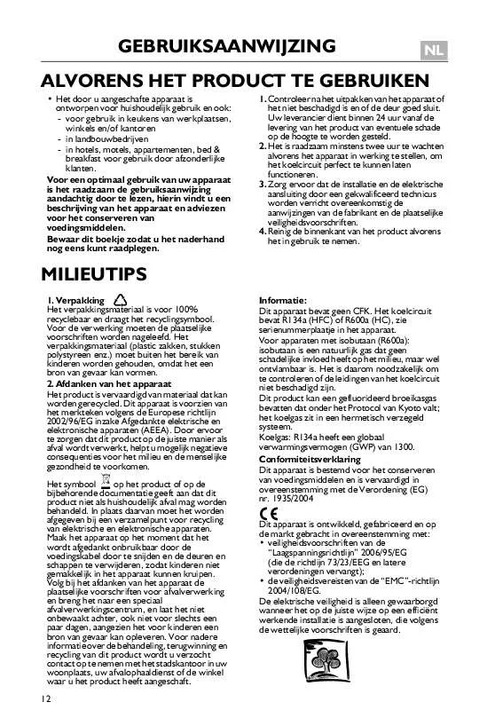 Mode d'emploi WHIRLPOOL ARC 7453/NB