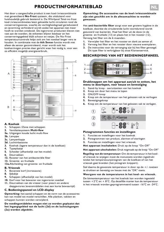 Mode d'emploi WHIRLPOOL ARC7559 IX