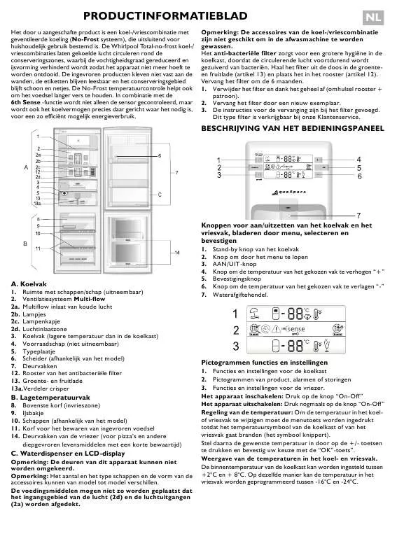 Mode d'emploi WHIRLPOOL ARC7559AQUA