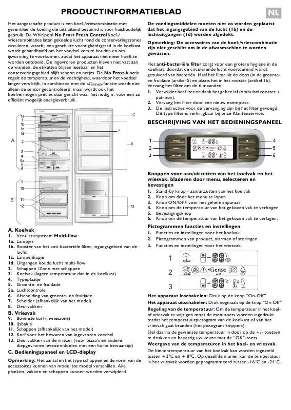 Mode d'emploi WHIRLPOOL ARC8017 IX