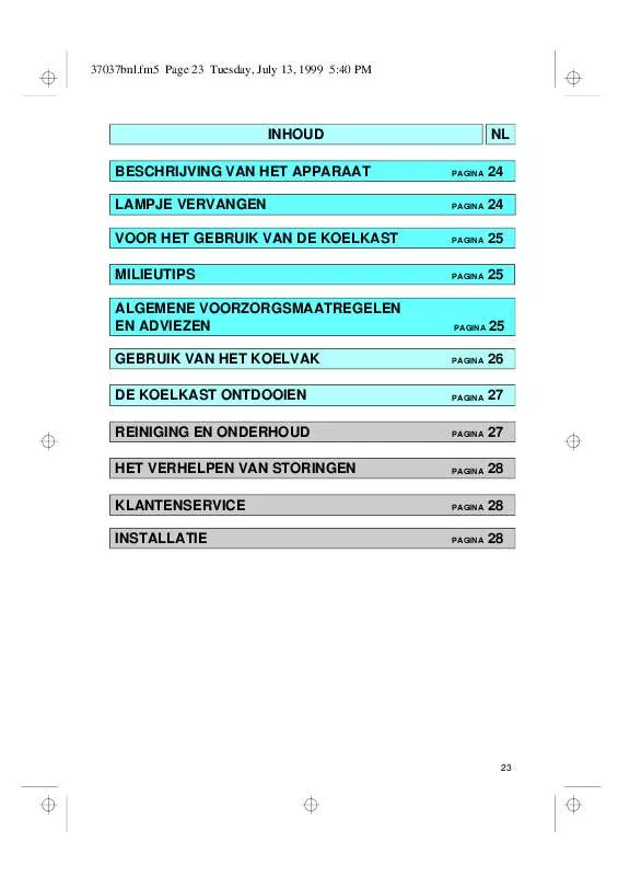 Mode d'emploi WHIRLPOOL ARL 620/G