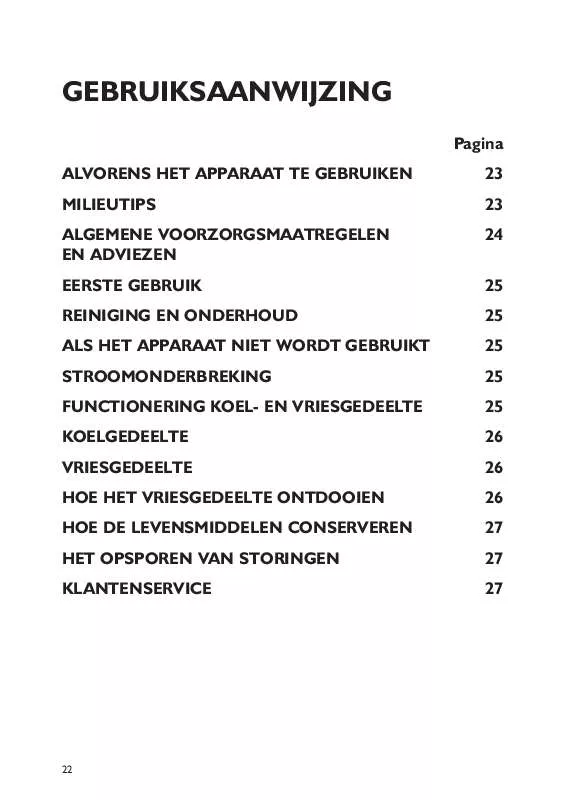 Mode d'emploi WHIRLPOOL ARL 703/A-LH