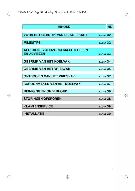 Mode d'emploi WHIRLPOOL ART 466/G/R