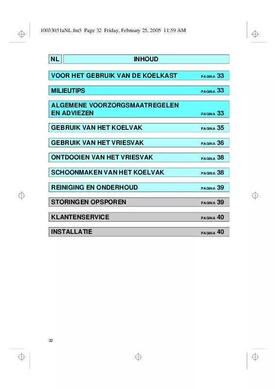 Mode d'emploi WHIRLPOOL ART 467/1/G/R-LH