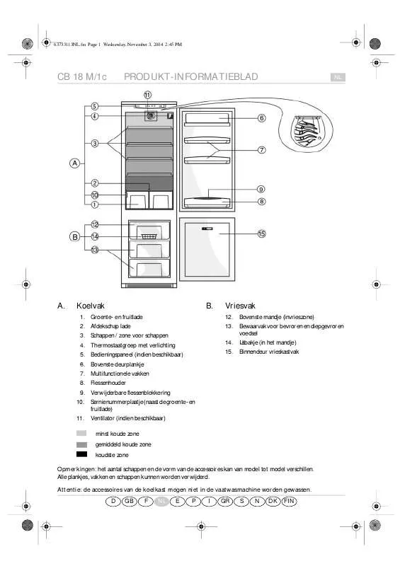 Mode d'emploi WHIRLPOOL ART 484/A