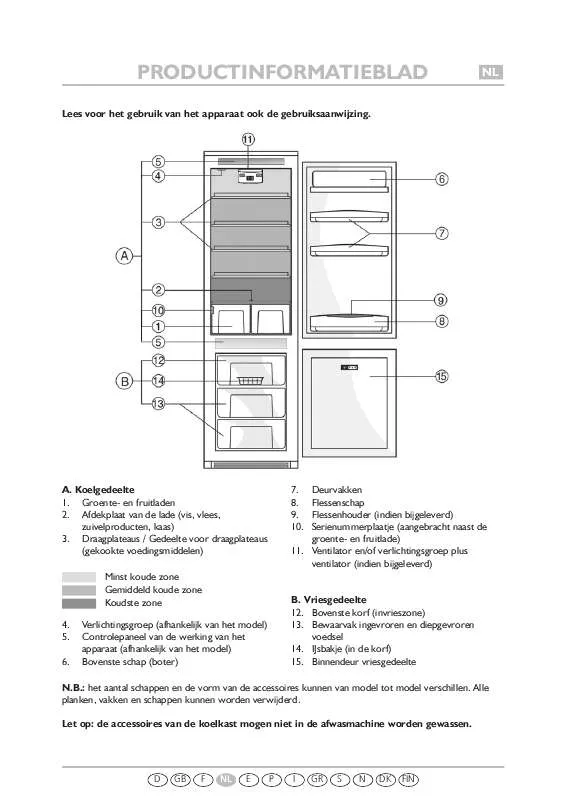 Mode d'emploi WHIRLPOOL ART 493/A