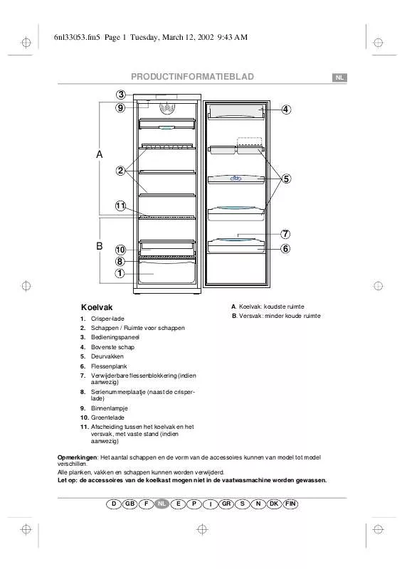 Mode d'emploi WHIRLPOOL ART 619/H